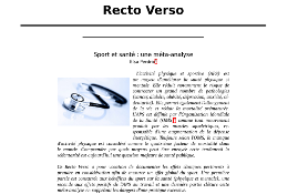 A découvrir: la nouvelle collection « Recto Verso »